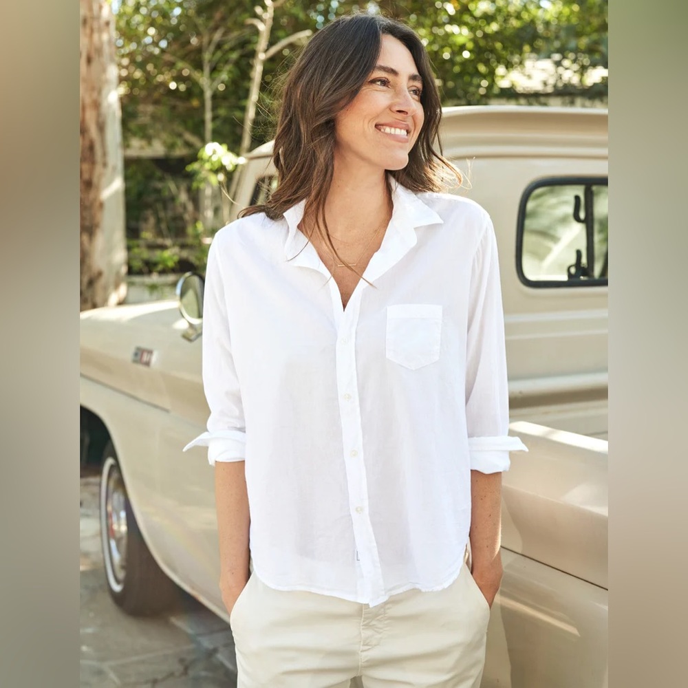 Frank & Eileen White Shirt Size M